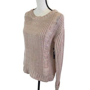 NWT ONEHART Womens Blush Pink Long Sleeve Sweater Size M